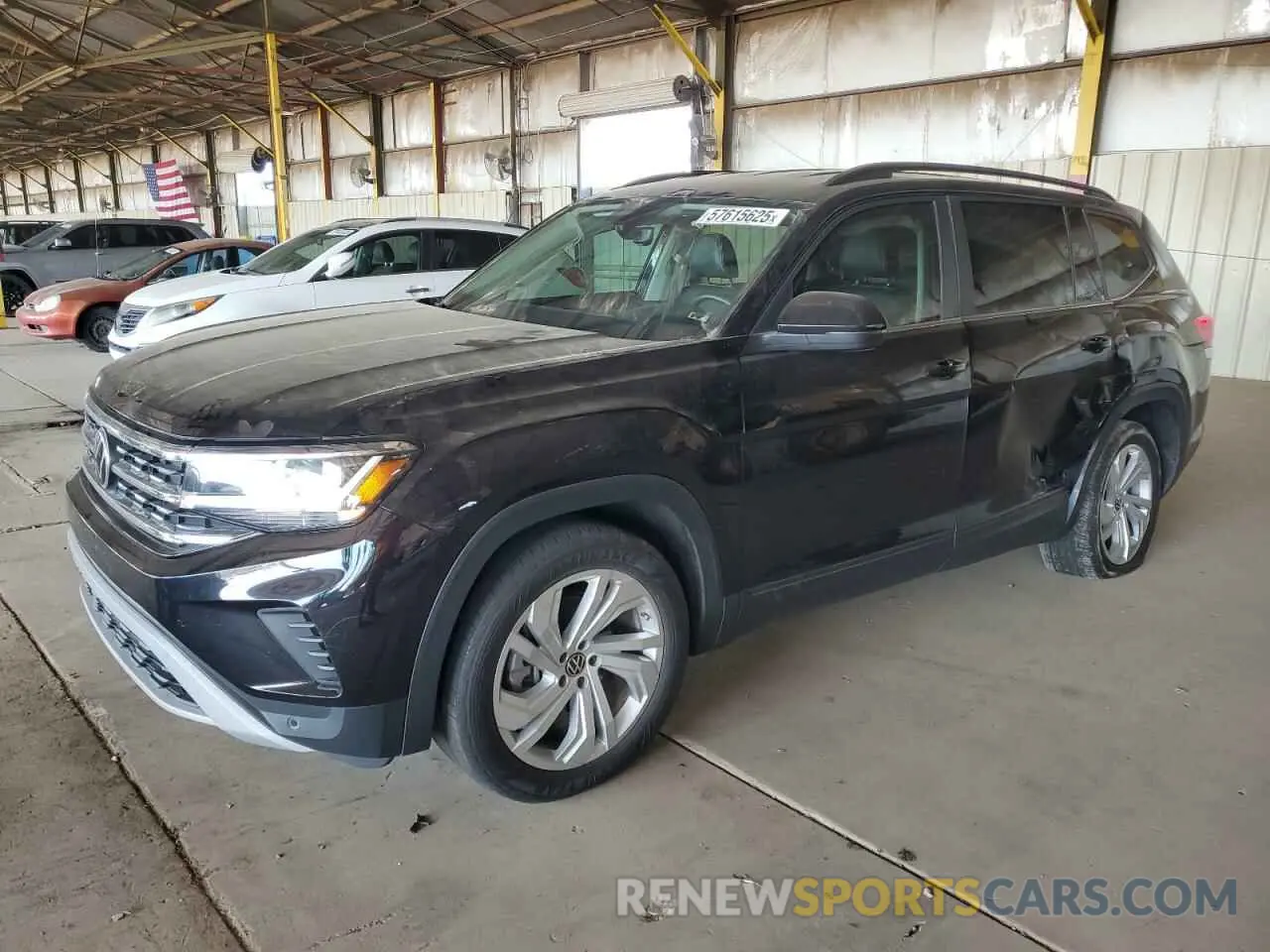 1 Фотография поврежденного автомобиля 1V2WR2CA6MC596444 VOLKSWAGEN ATLAS 2021