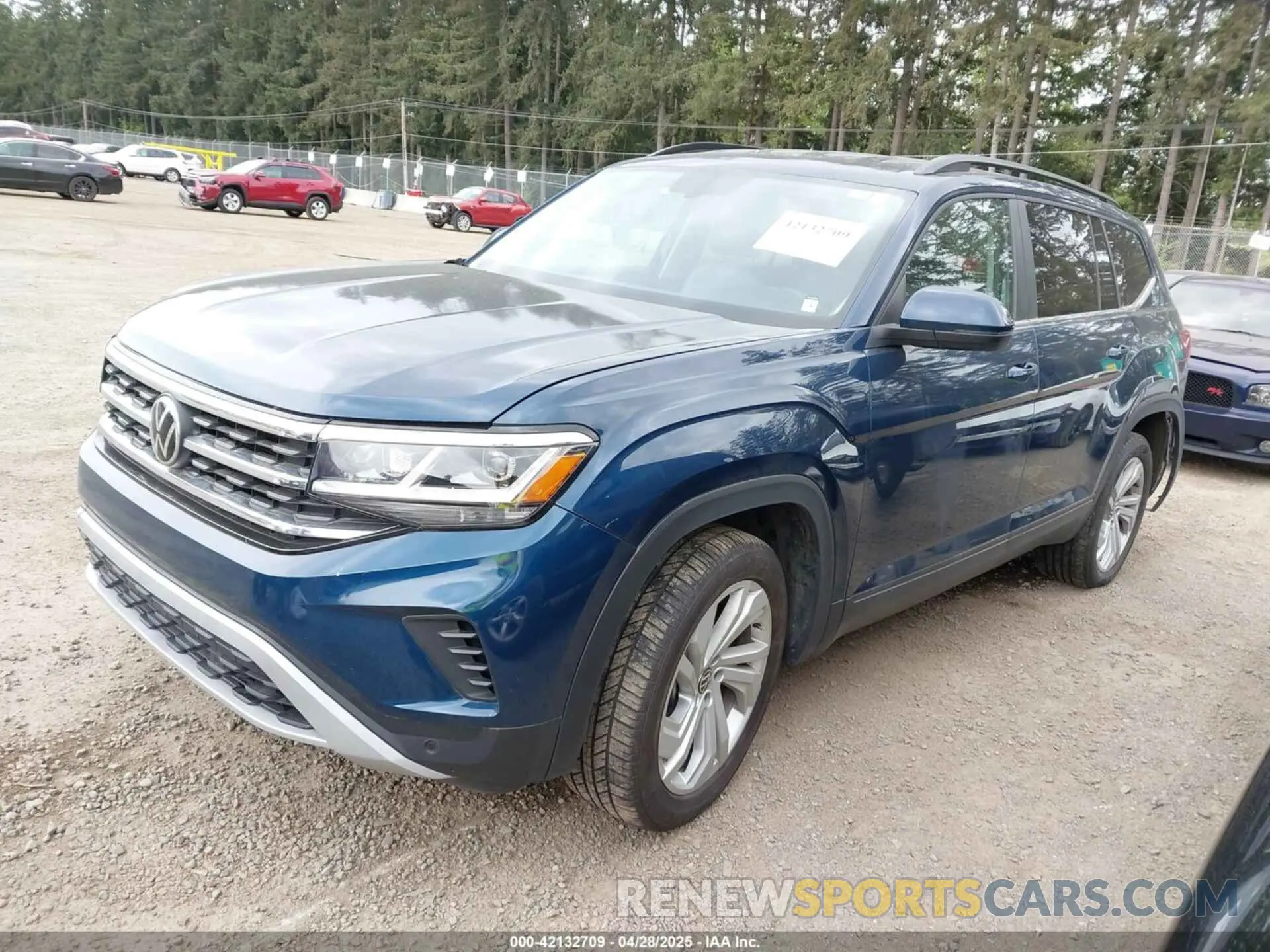 2 Photograph of a damaged car 1V2WR2CA7MC568779 VOLKSWAGEN ATLAS 2021