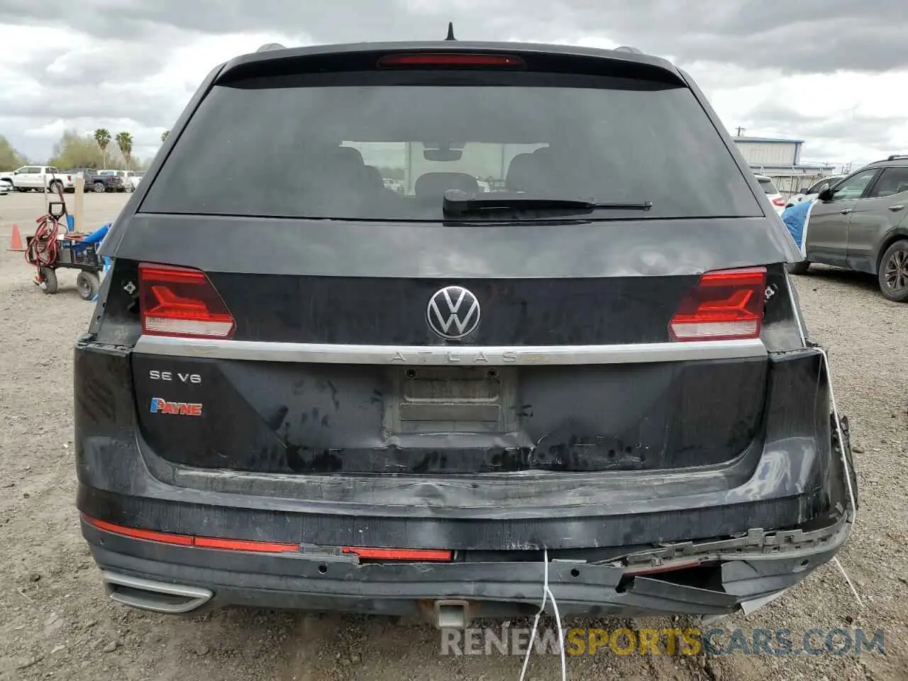 6 Фотография поврежденного автомобиля 1V2WR2CA8MC537427 VOLKSWAGEN ATLAS 2021