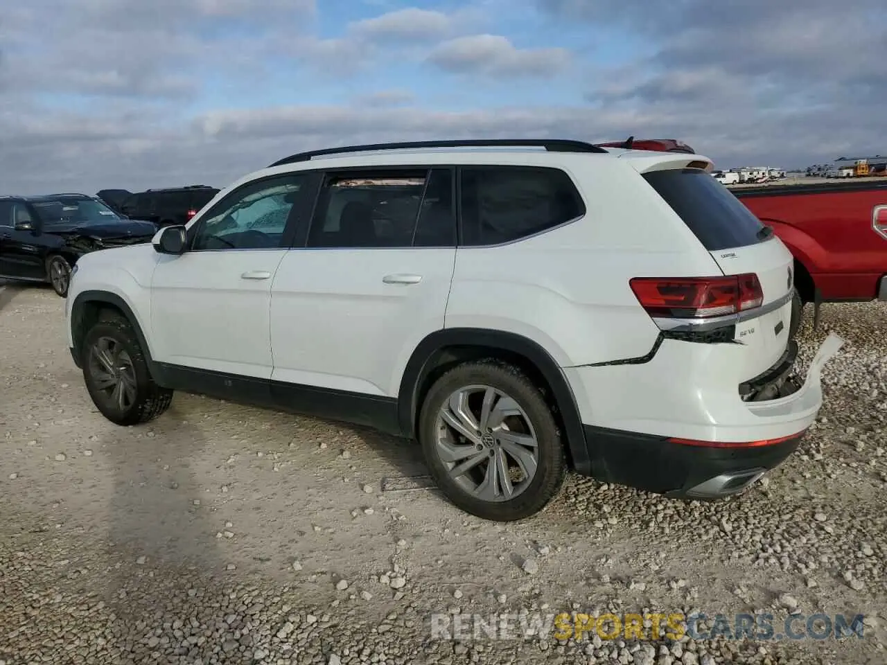 2 Photograph of a damaged car 1V2WR2CA8MC568760 VOLKSWAGEN ATLAS 2021