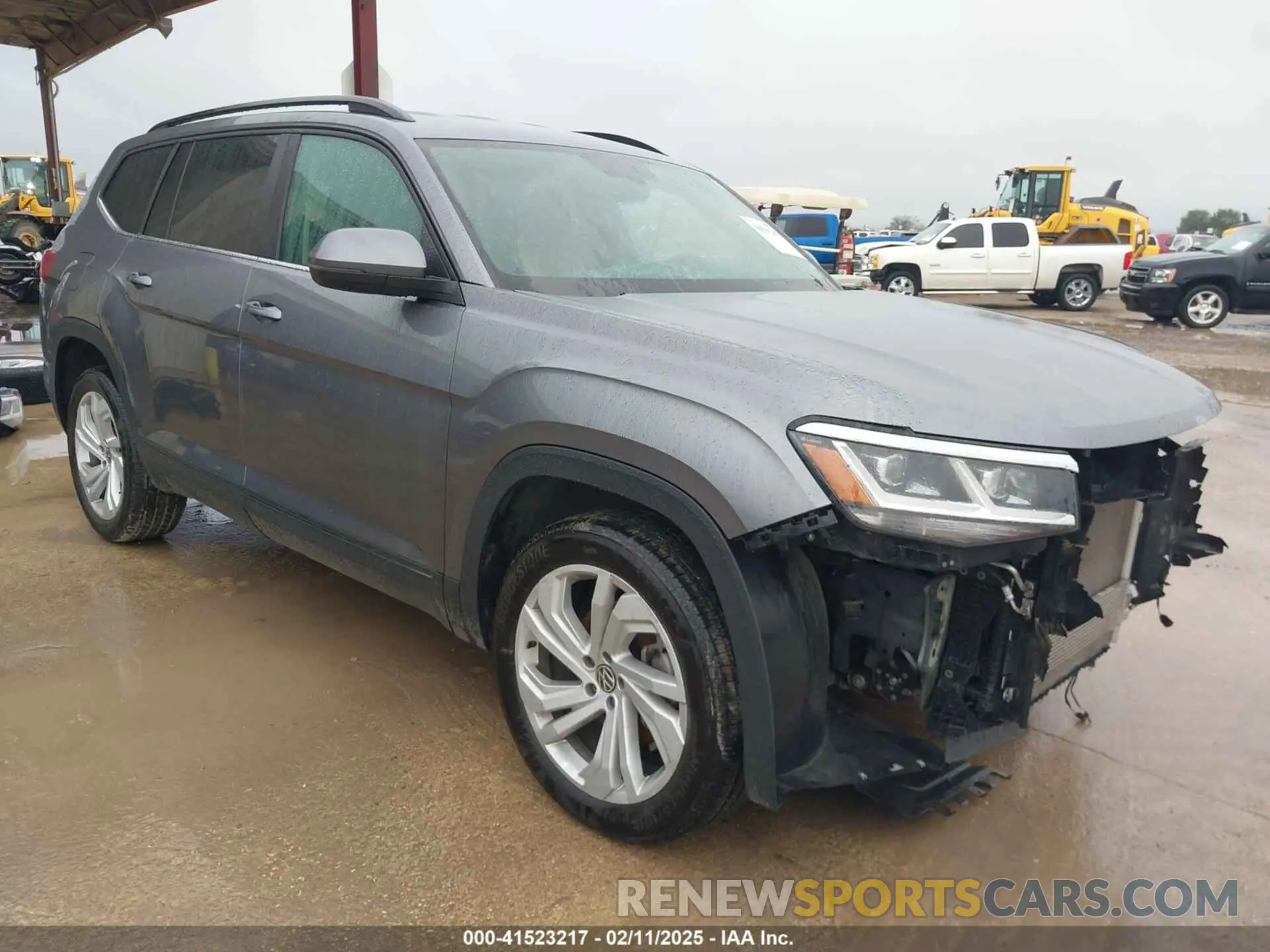 1 Photograph of a damaged car 1V2WR2CA9MC546704 VOLKSWAGEN ATLAS 2021