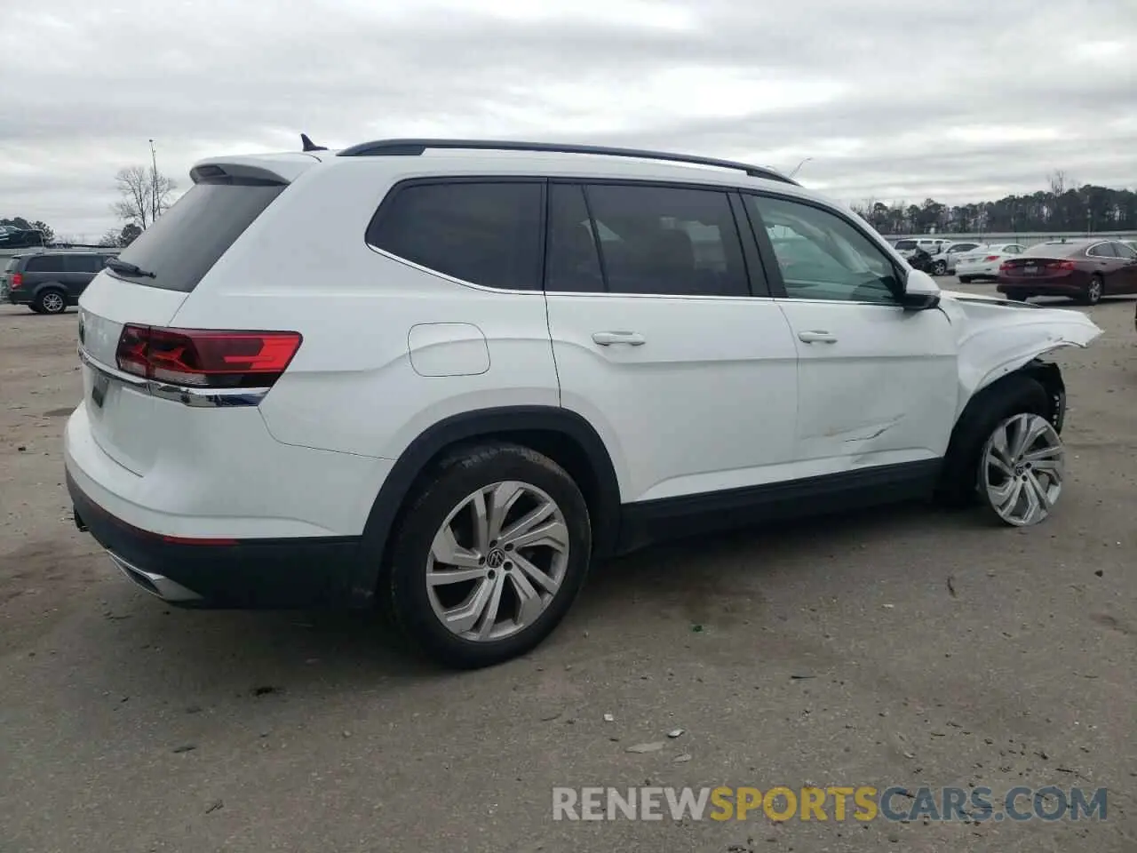 3 Photograph of a damaged car 1V2WR2CAXMC567030 VOLKSWAGEN ATLAS 2021