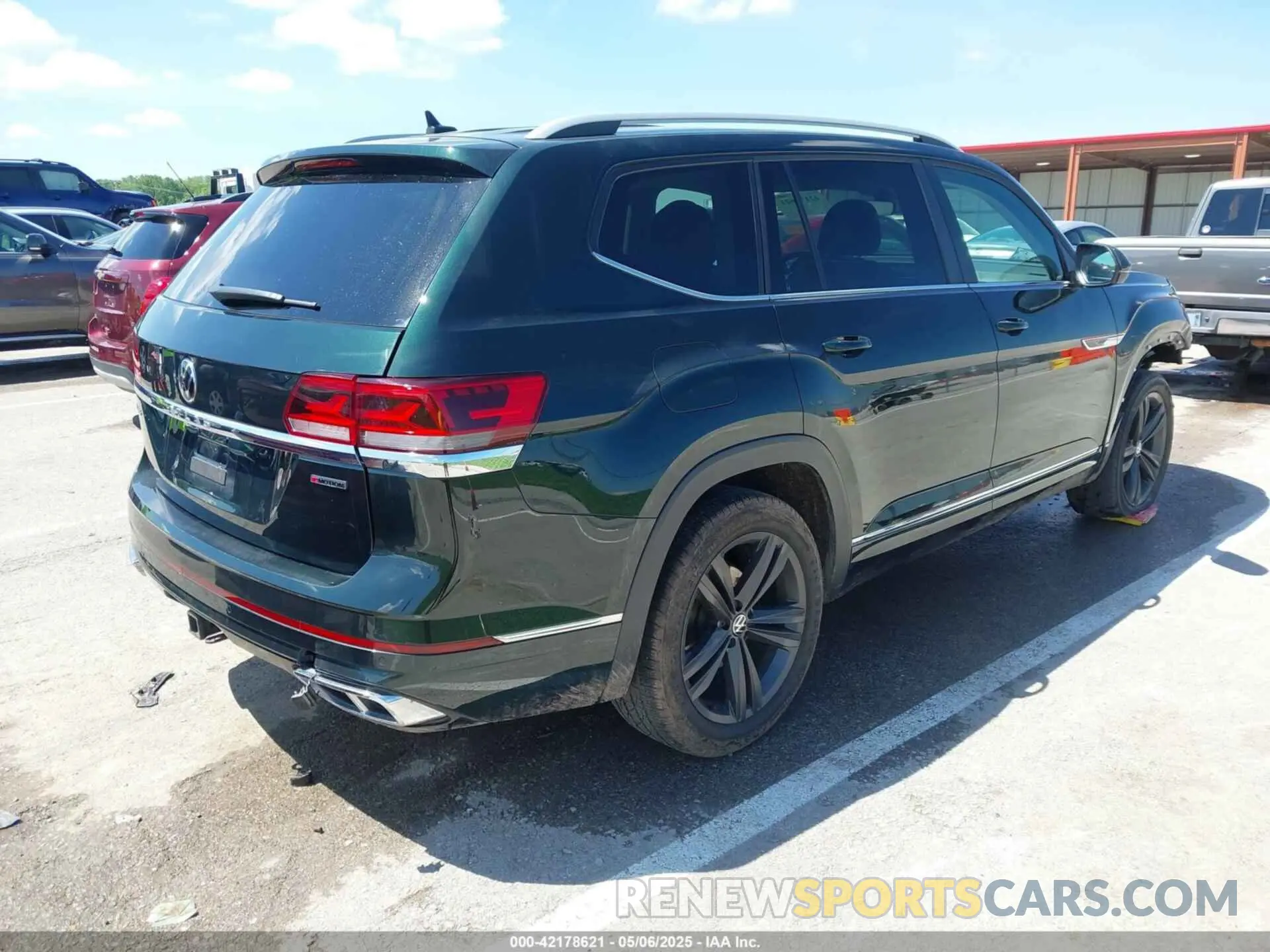 4 Фотография поврежденного автомобиля 1V2AR2CA8NC514340 VOLKSWAGEN ATLAS 2022