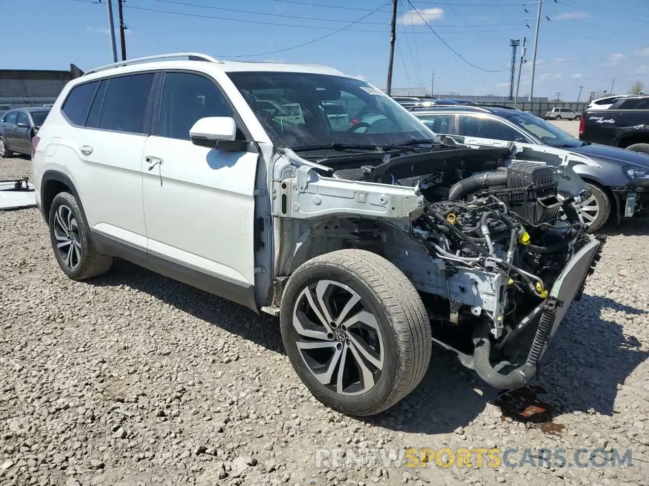 4 Фотография поврежденного автомобиля 1V2BP2CA6NC563112 VOLKSWAGEN ATLAS 2022