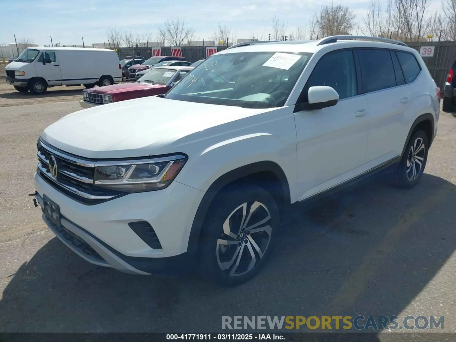 2 Photograph of a damaged car 1V2BP2CA9NC535465 VOLKSWAGEN ATLAS 2022
