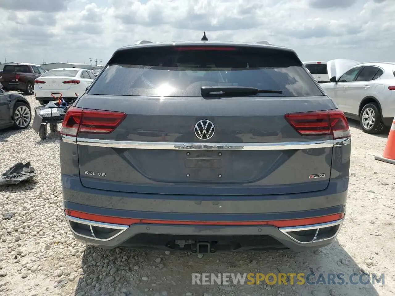 6 Photograph of a damaged car 1V2FE2CA6NC219819 VOLKSWAGEN ATLAS 2022