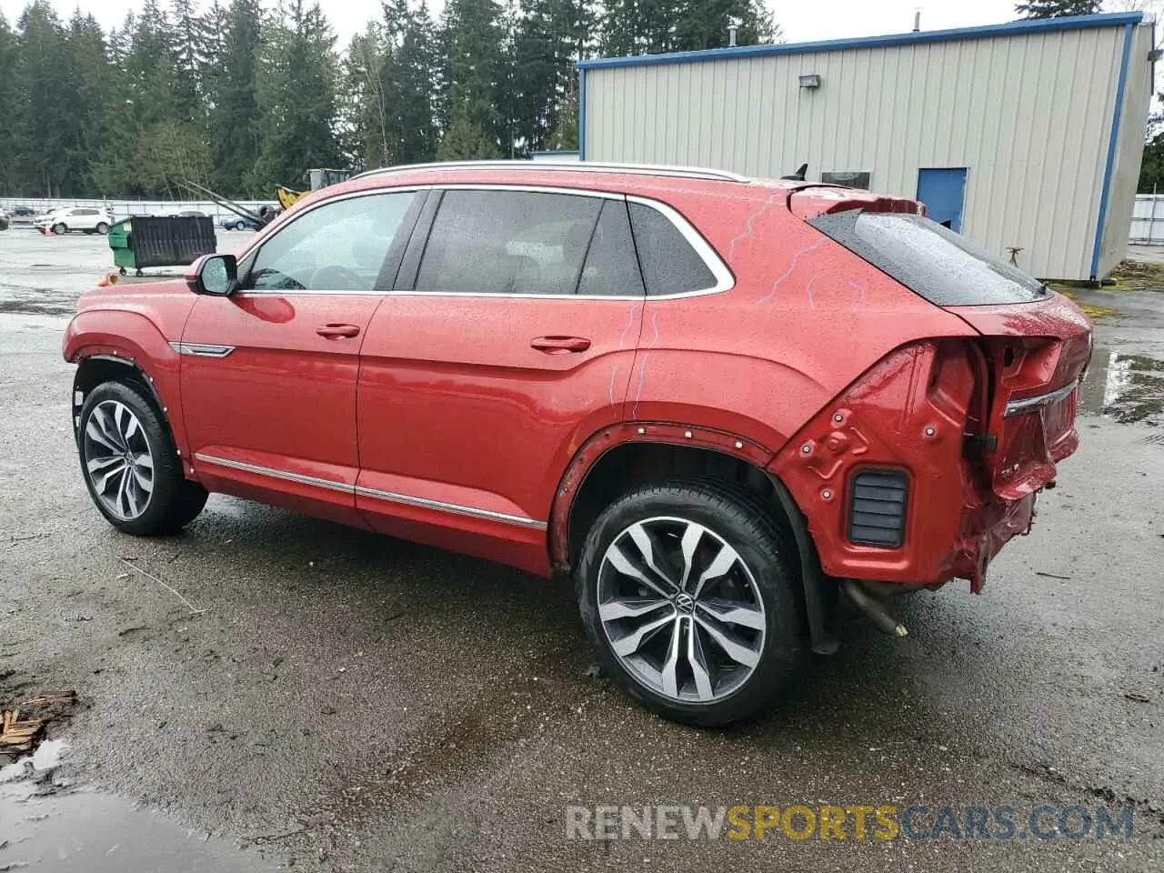 2 Фотография поврежденного автомобиля 1V2FE2CA6NC221165 VOLKSWAGEN ATLAS 2022