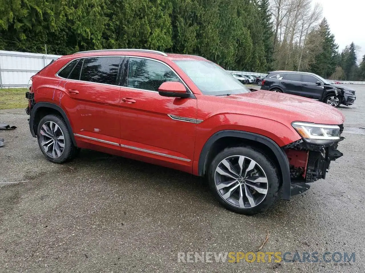 4 Фотография поврежденного автомобиля 1V2FE2CA6NC221165 VOLKSWAGEN ATLAS 2022