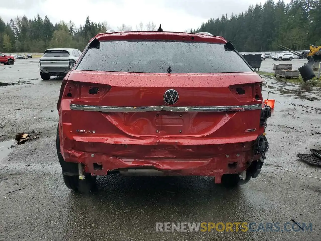 6 Фотография поврежденного автомобиля 1V2FE2CA6NC221165 VOLKSWAGEN ATLAS 2022