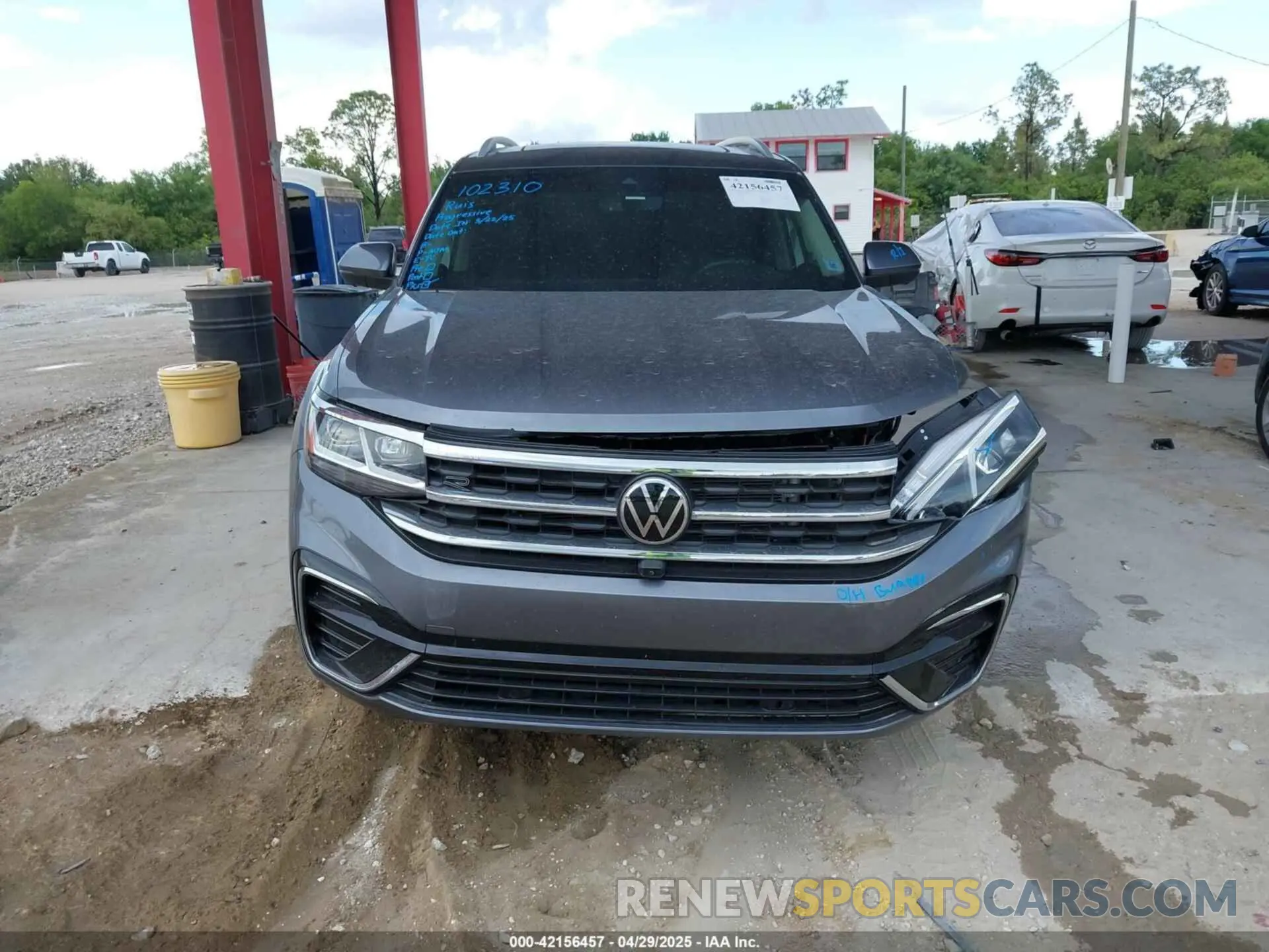 12 Фотография поврежденного автомобиля 1V2FR2CA0NC520056 VOLKSWAGEN ATLAS 2022