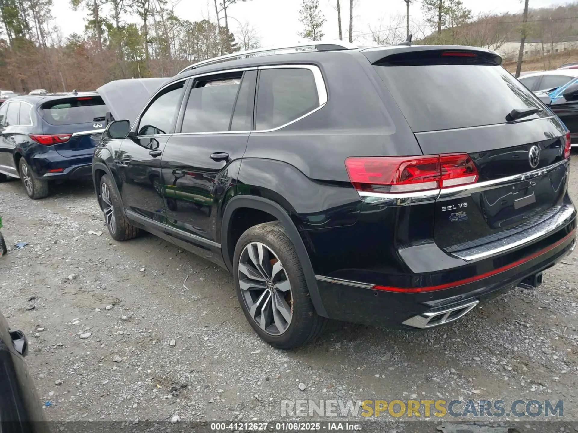 3 Фотография поврежденного автомобиля 1V2FR2CA0NC551128 VOLKSWAGEN ATLAS 2022