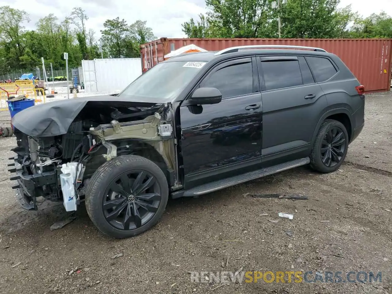 1 Photograph of a damaged car 1V2FR2CA5NC522076 VOLKSWAGEN ATLAS 2022