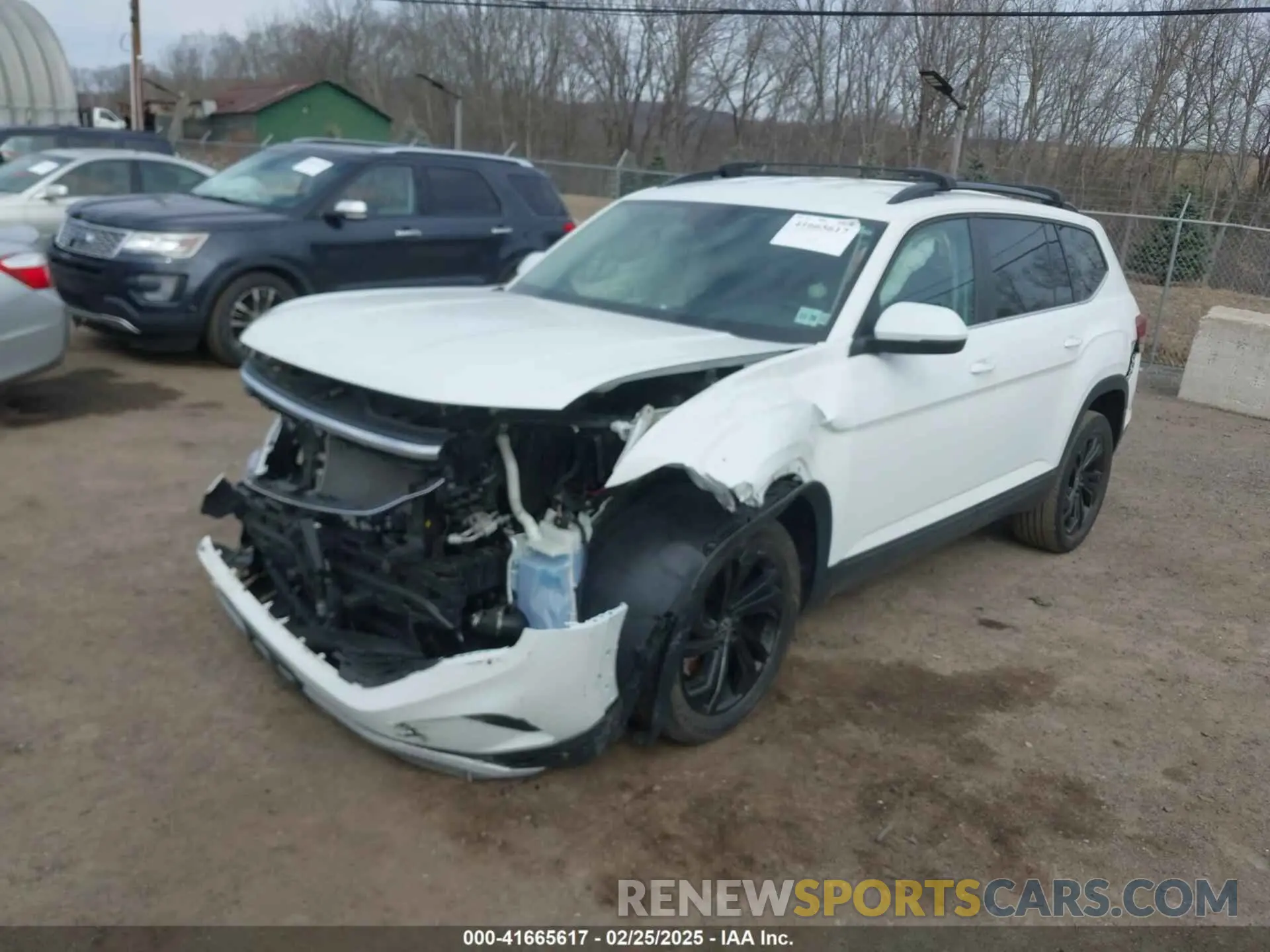 2 Photograph of a damaged car 1V2HP2CA2NC510661 VOLKSWAGEN ATLAS 2022
