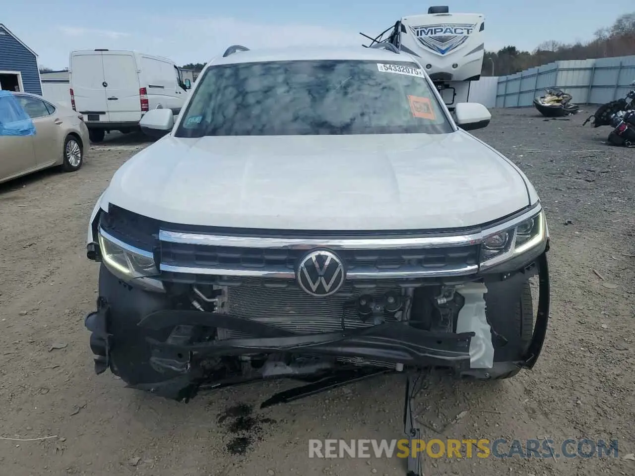 5 Photograph of a damaged car 1V2HR2CAXNC501023 VOLKSWAGEN ATLAS 2022