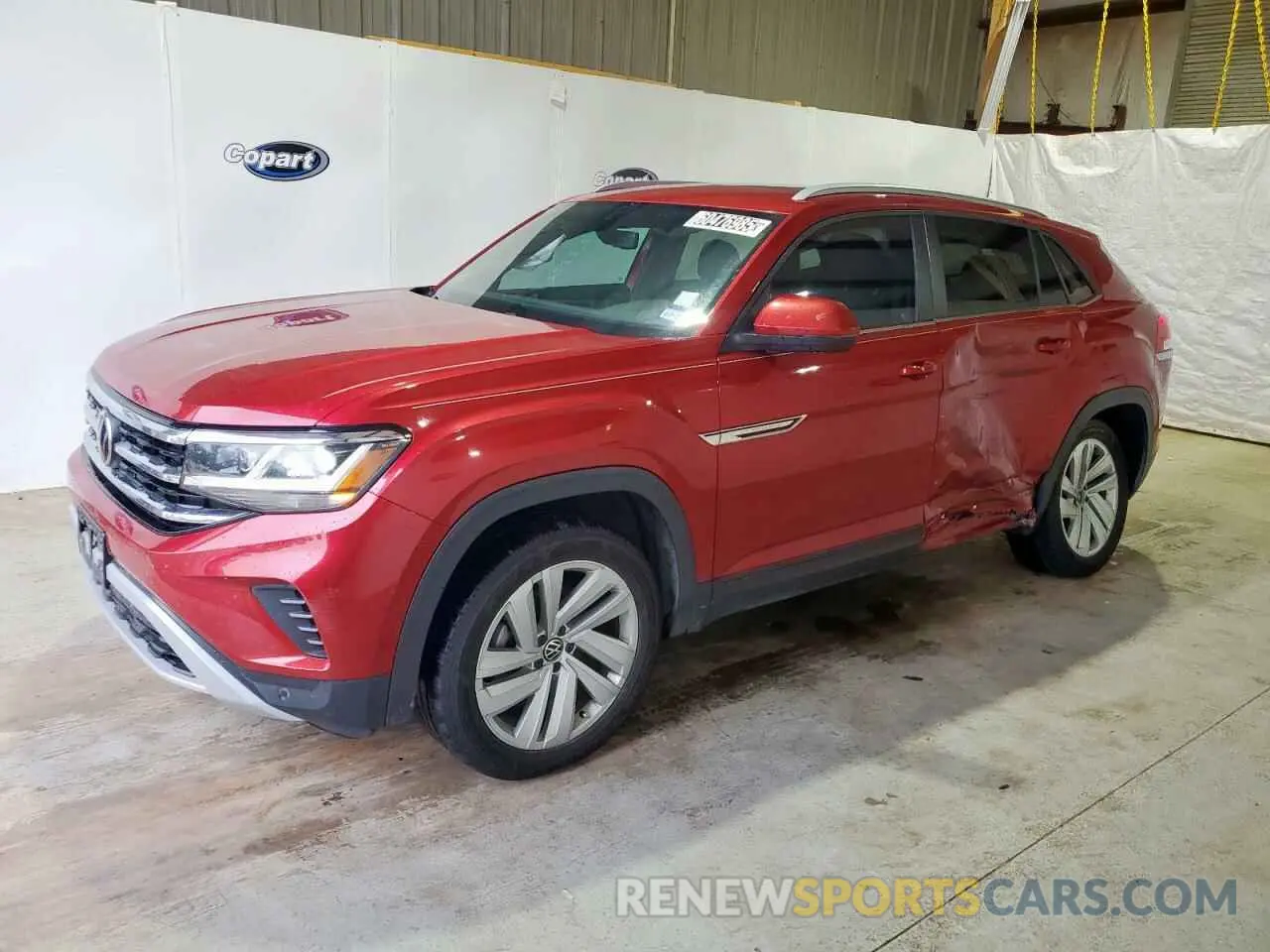 1 Фотография поврежденного автомобиля 1V2JE2CA6NC225324 VOLKSWAGEN ATLAS 2022