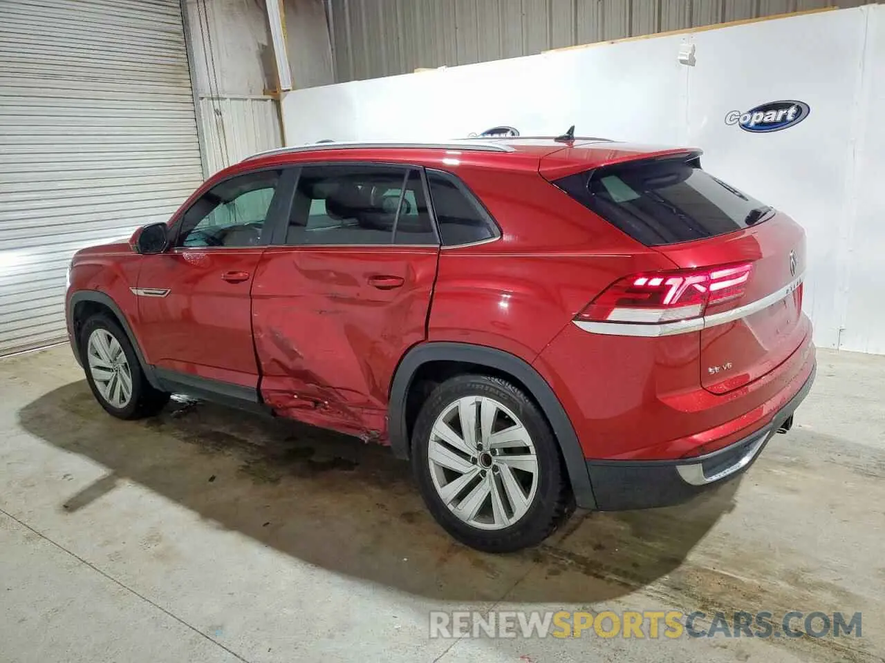 2 Фотография поврежденного автомобиля 1V2JE2CA6NC225324 VOLKSWAGEN ATLAS 2022