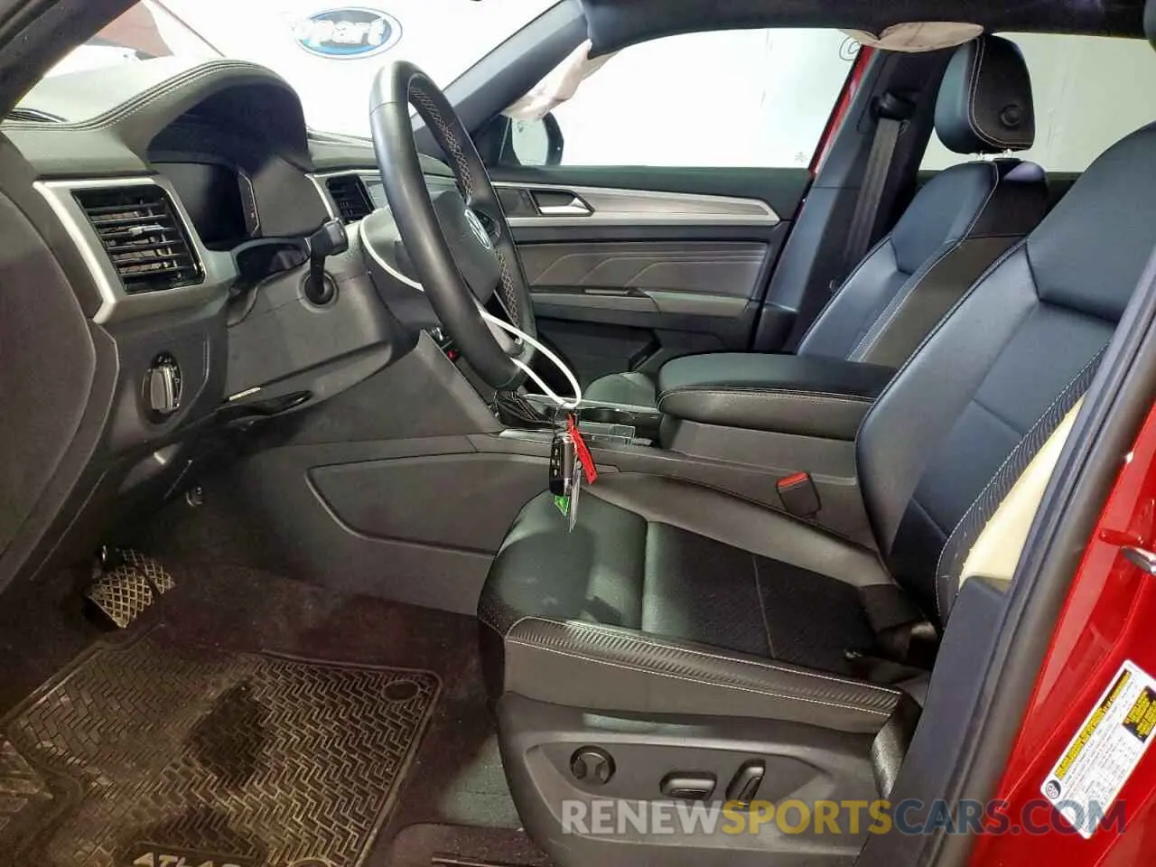 7 Фотография поврежденного автомобиля 1V2JE2CA6NC225324 VOLKSWAGEN ATLAS 2022