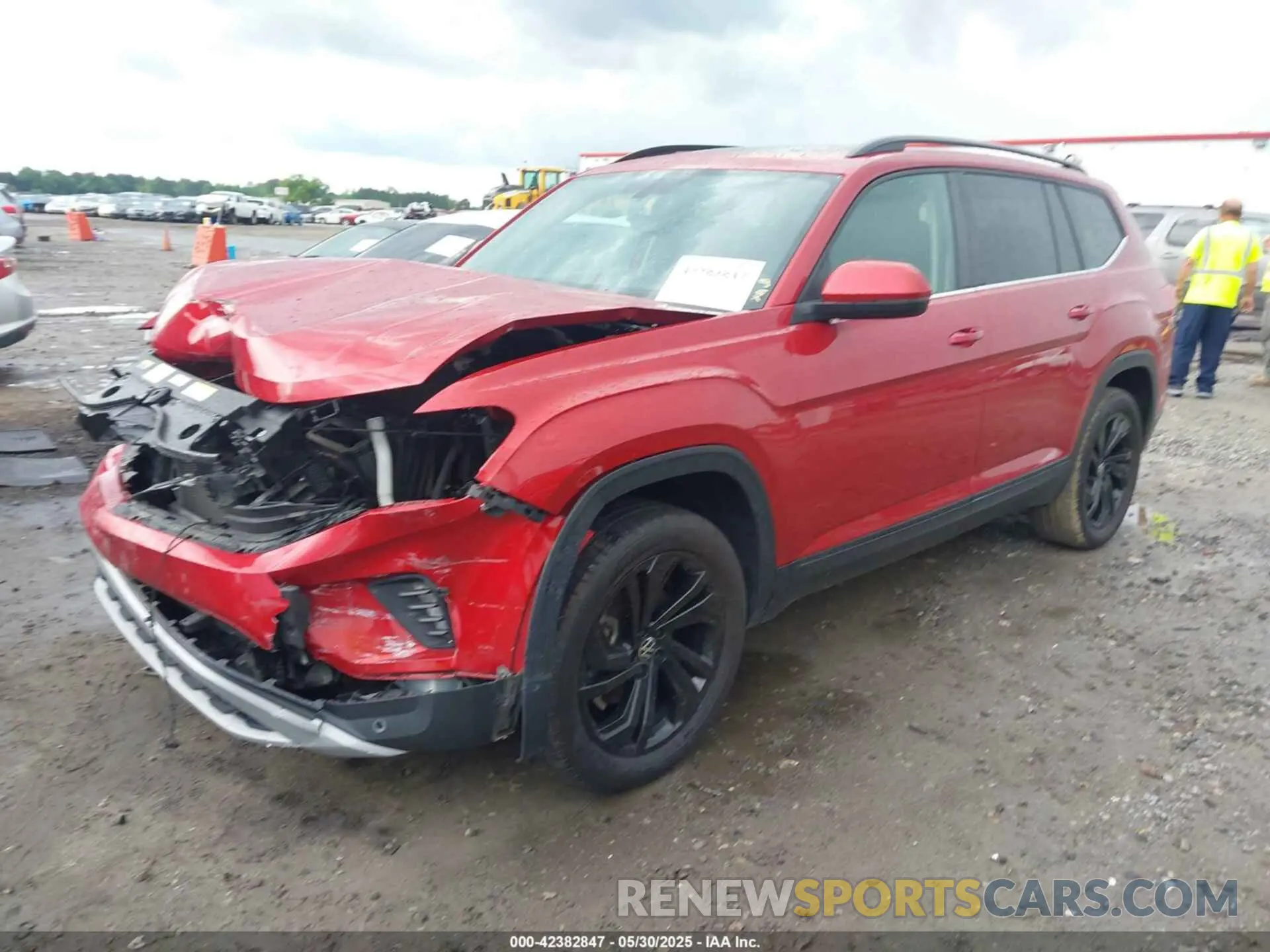 2 Photograph of a damaged car 1V2JR2CA4NC544967 VOLKSWAGEN ATLAS 2022