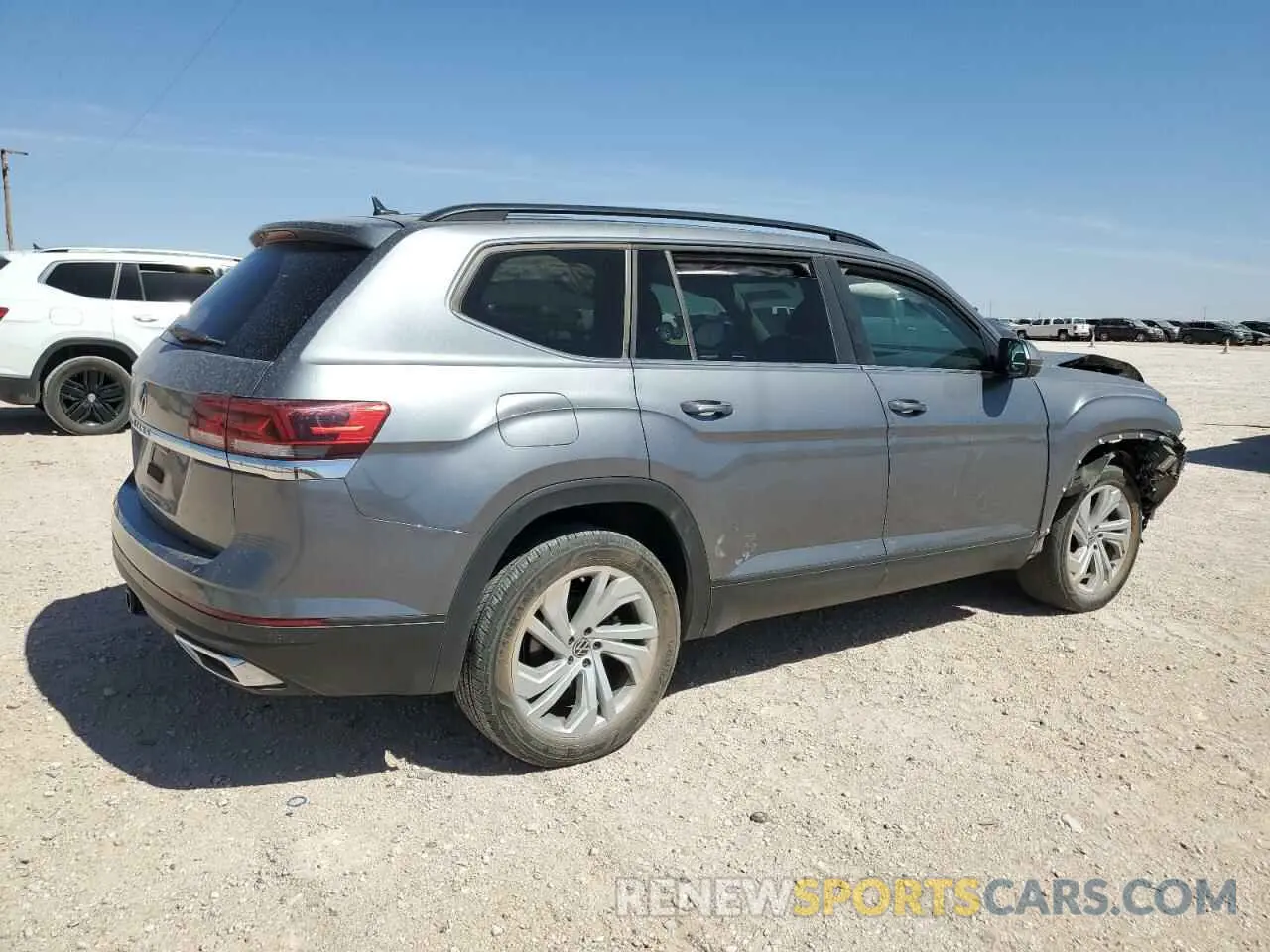 3 Фотография поврежденного автомобиля 1V2JR2CA5NC518233 VOLKSWAGEN ATLAS 2022