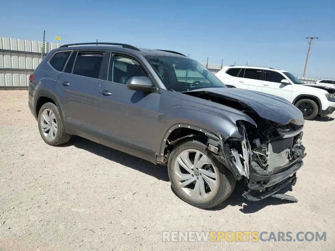 4 Фотография поврежденного автомобиля 1V2JR2CA5NC518233 VOLKSWAGEN ATLAS 2022
