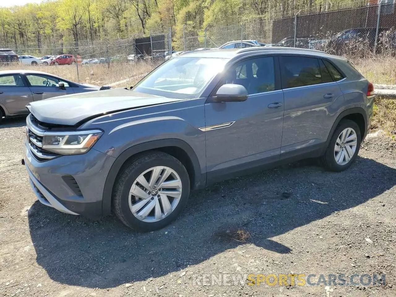 1 Photograph of a damaged car 1V2KE2CA2NC227334 VOLKSWAGEN ATLAS 2022