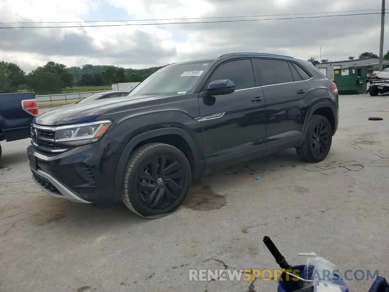 1 Photograph of a damaged car 1V2KE2CA5NC220295 VOLKSWAGEN ATLAS 2022