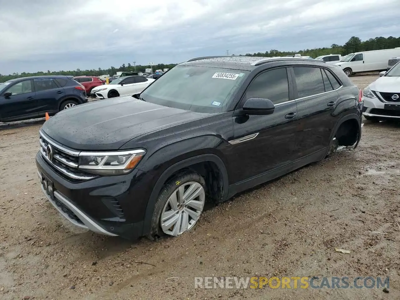 1 Photograph of a damaged car 1V2KE2CA8NC228780 VOLKSWAGEN ATLAS 2022