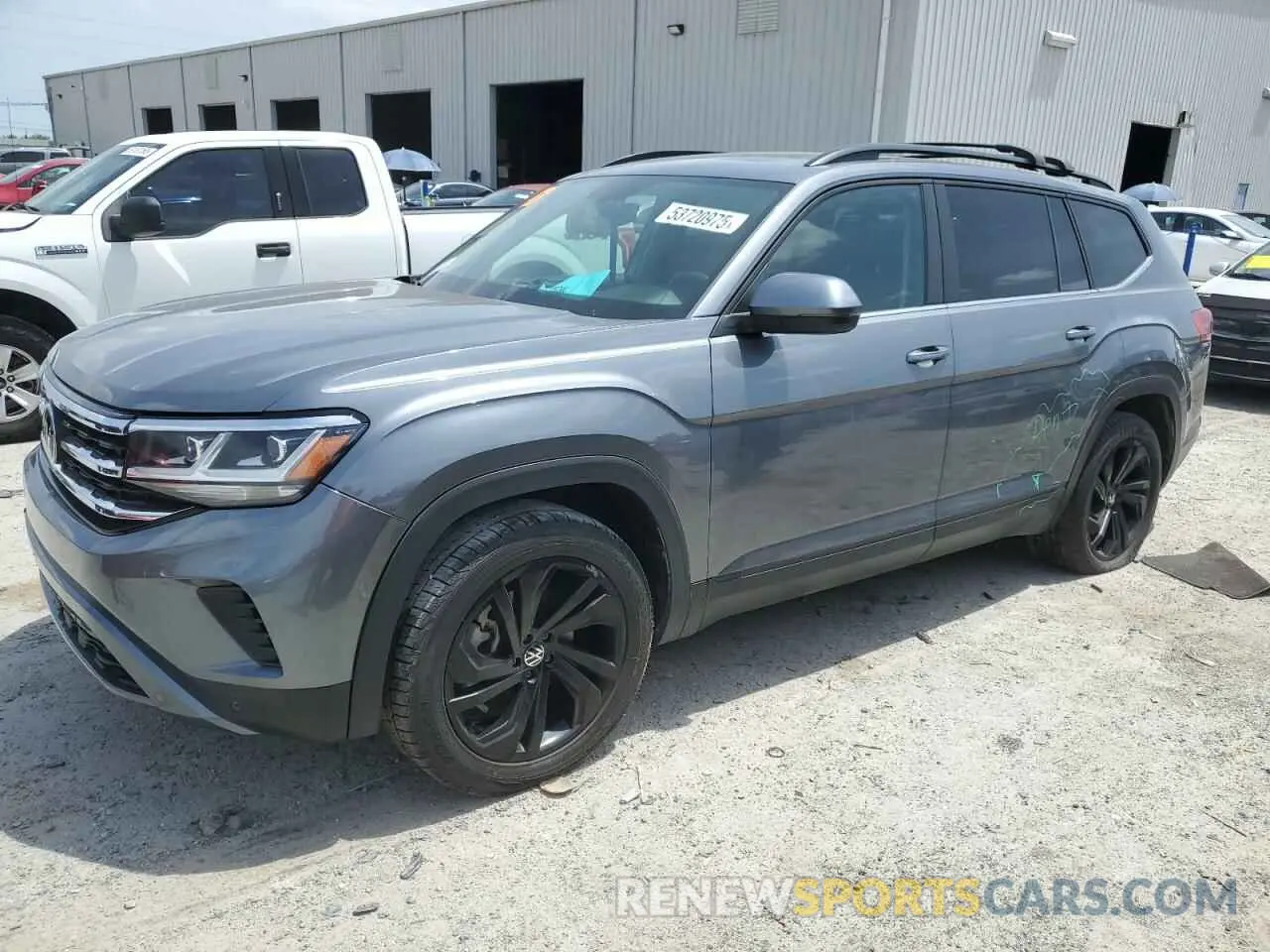 1 Photograph of a damaged car 1V2KR2CA0NC521707 VOLKSWAGEN ATLAS 2022