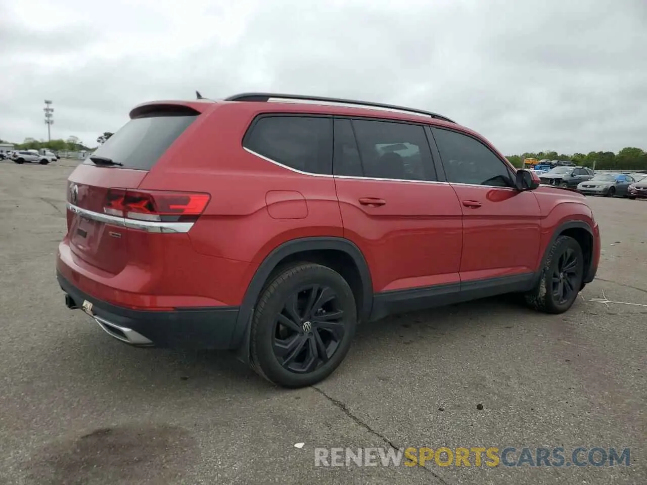 3 Photograph of a damaged car 1V2KR2CA1NC553632 VOLKSWAGEN ATLAS 2022