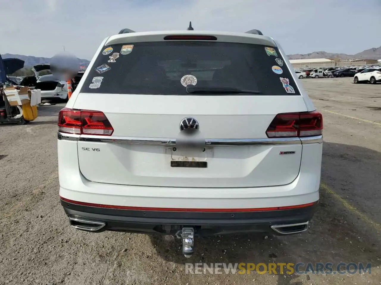 6 Photograph of a damaged car 1V2KR2CA8NC534267 VOLKSWAGEN ATLAS 2022