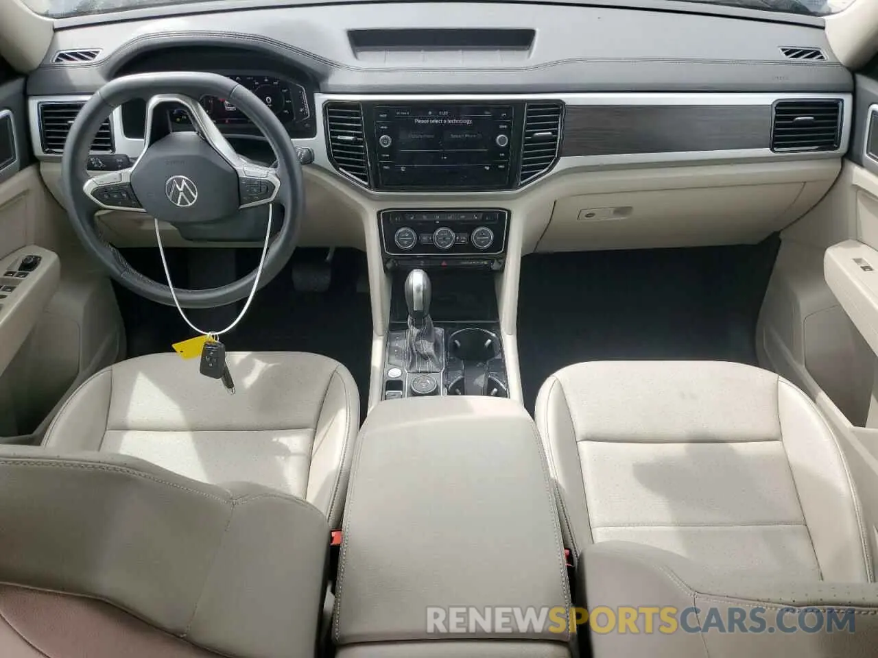 8 Photograph of a damaged car 1V2KR2CA9NC549117 VOLKSWAGEN ATLAS 2022
