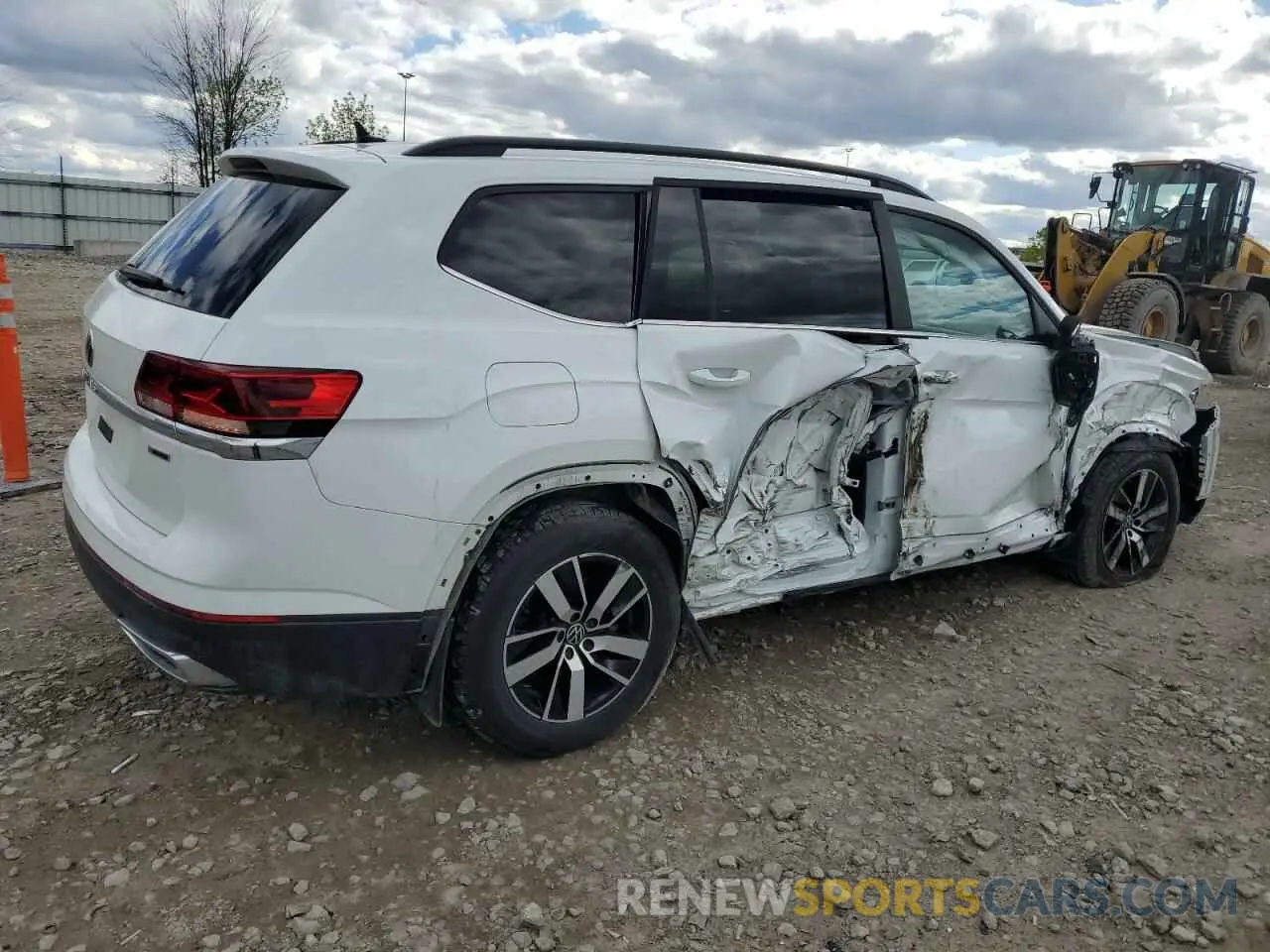 3 Photograph of a damaged car 1V2LP2CA7NC551670 VOLKSWAGEN ATLAS 2022