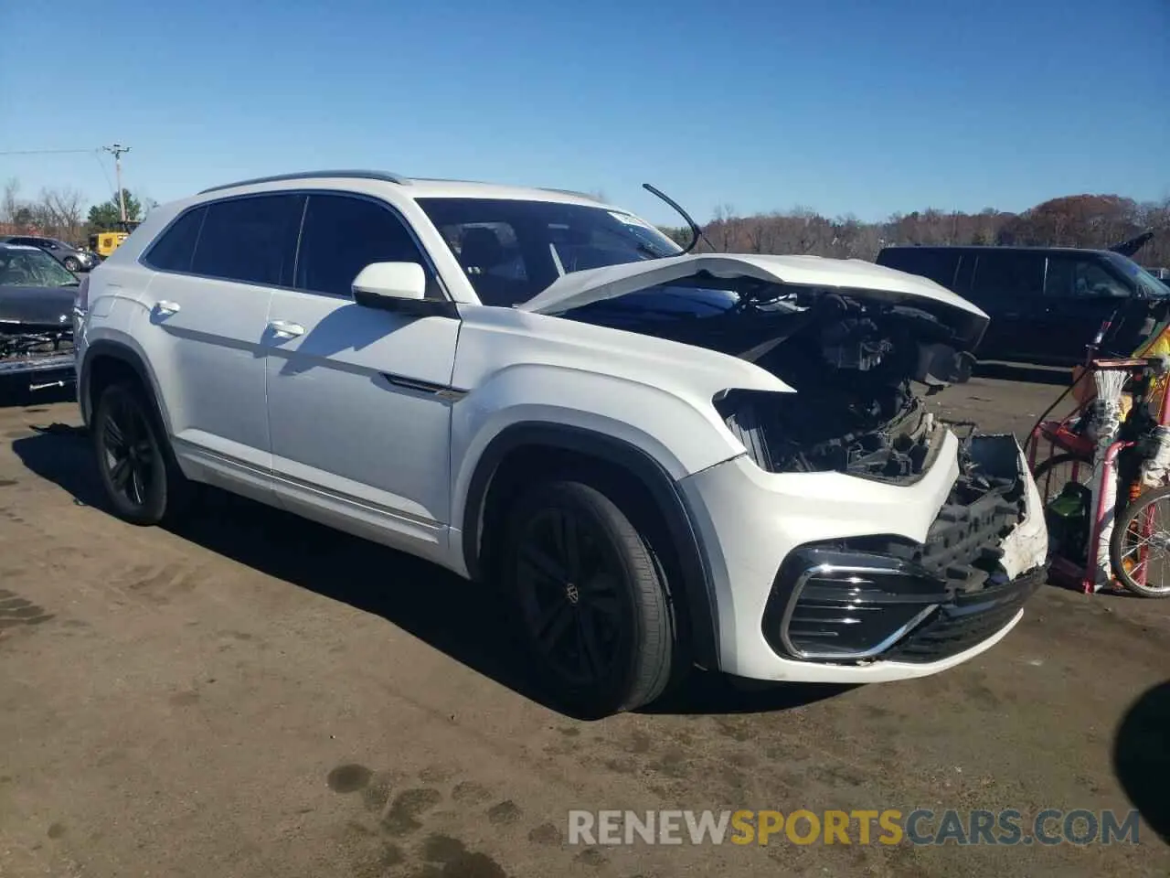 4 Фотография поврежденного автомобиля 1V2SE2CAXNC222396 VOLKSWAGEN ATLAS 2022