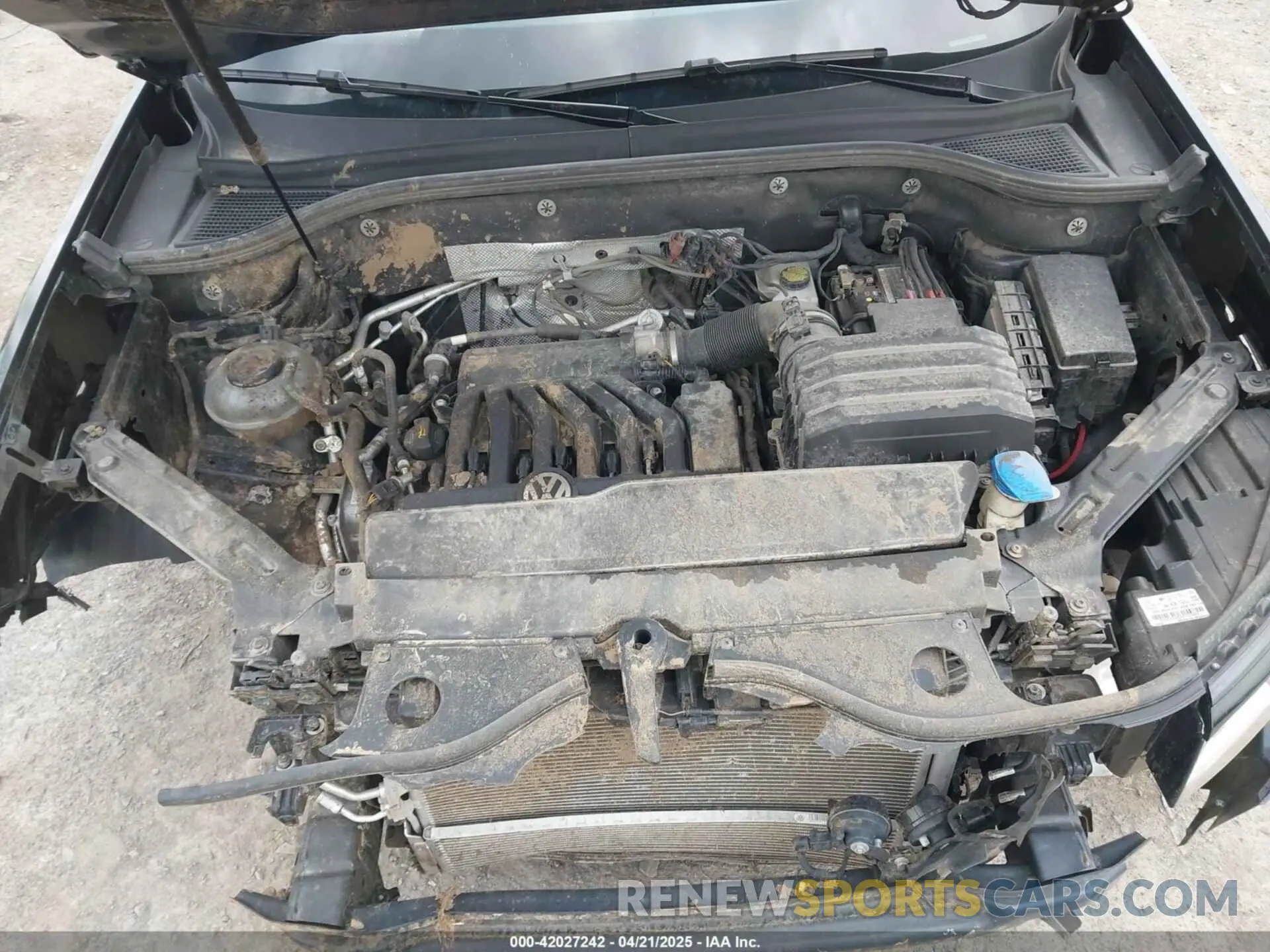 10 Фотография поврежденного автомобиля 1V2SR2CA6NC563587 VOLKSWAGEN ATLAS 2022