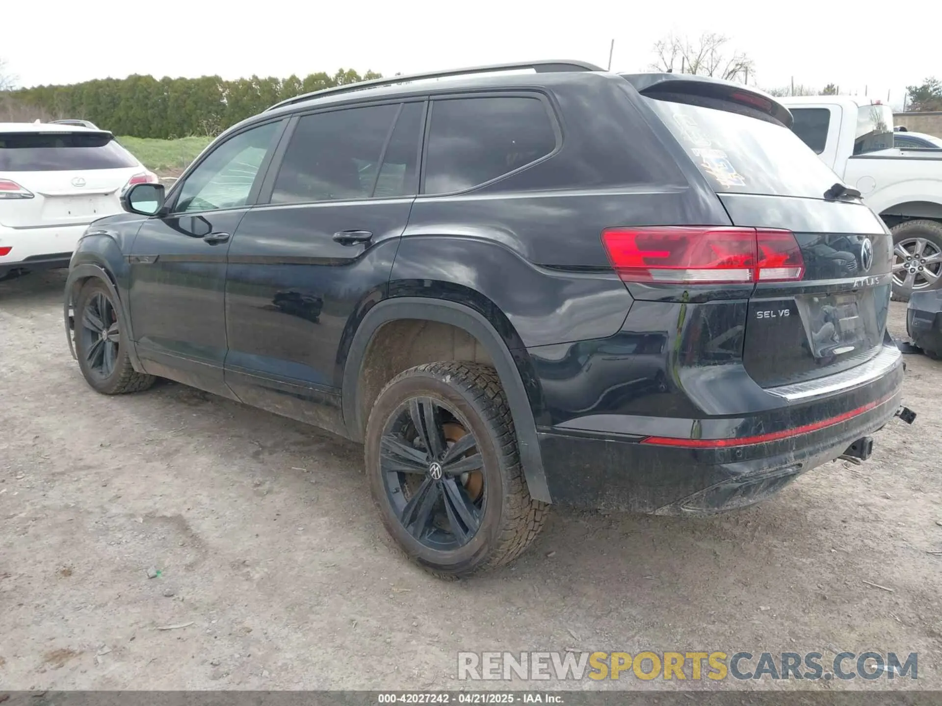 3 Фотография поврежденного автомобиля 1V2SR2CA6NC563587 VOLKSWAGEN ATLAS 2022