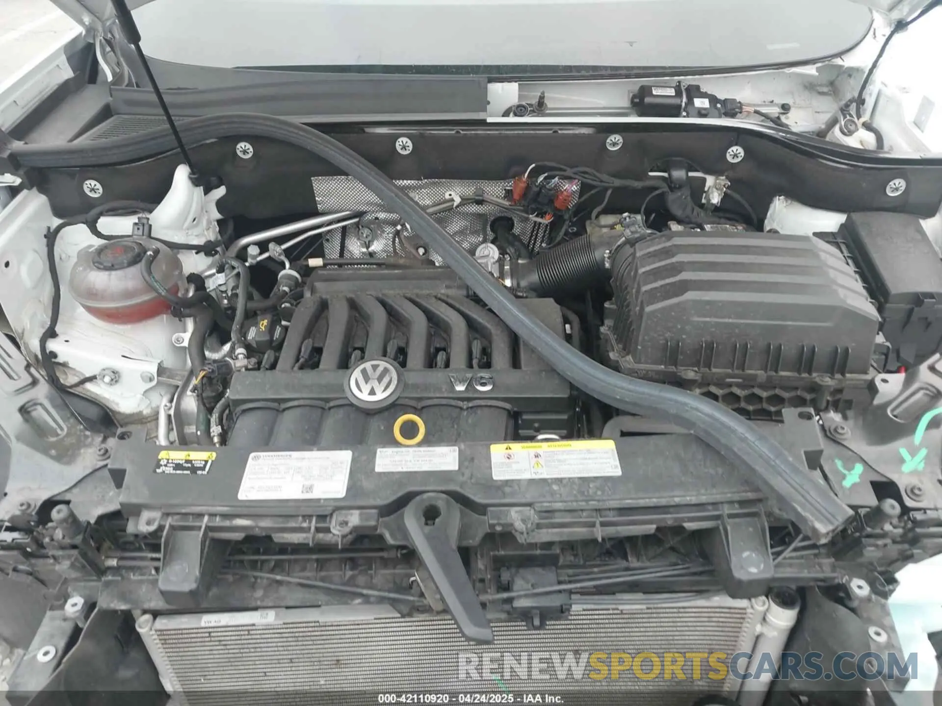 10 Фотография поврежденного автомобиля 1V2WR2CA2NC517904 VOLKSWAGEN ATLAS 2022