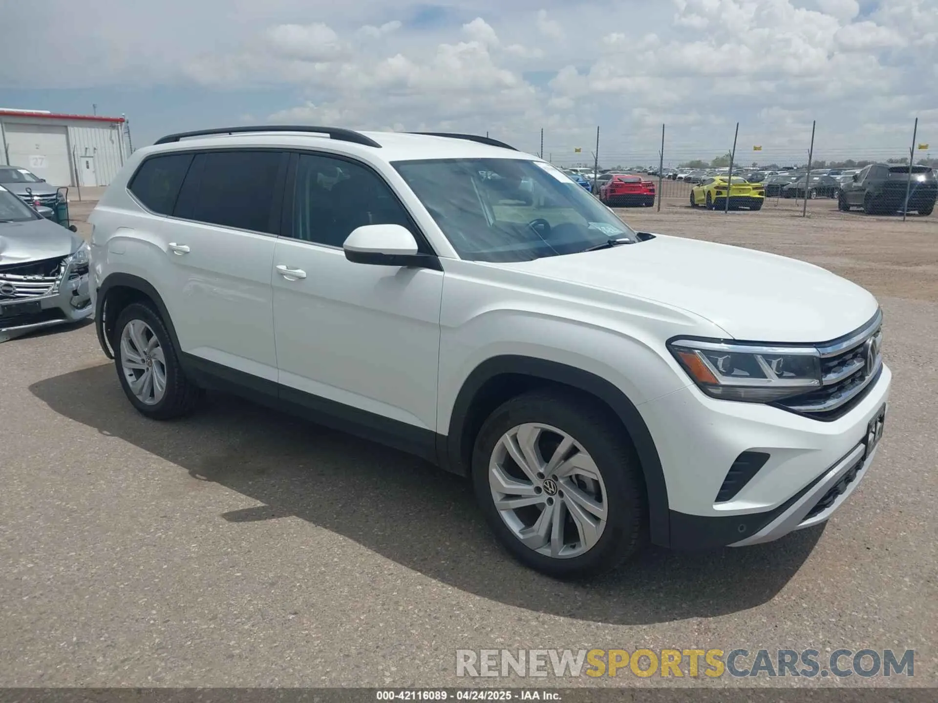 1 Фотография поврежденного автомобиля 1V2WR2CA2NC524674 VOLKSWAGEN ATLAS 2022