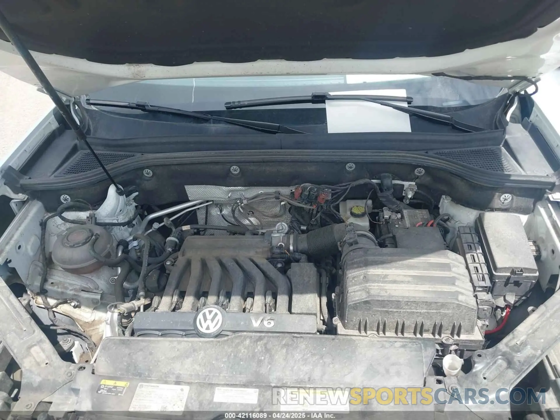 10 Фотография поврежденного автомобиля 1V2WR2CA2NC524674 VOLKSWAGEN ATLAS 2022