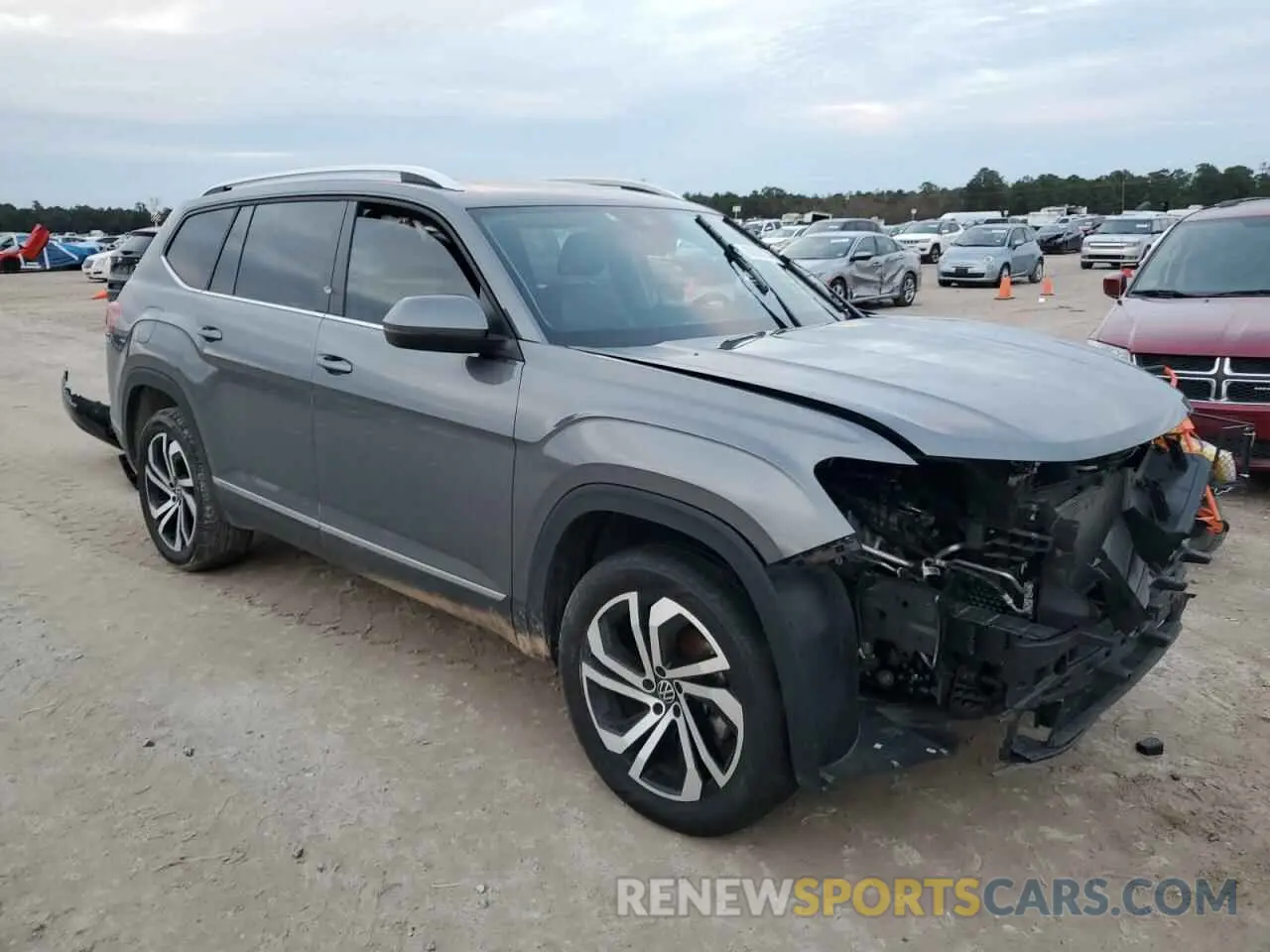 4 Фотография поврежденного автомобиля 1V2BR2CA1PC541936 VOLKSWAGEN ATLAS 2023