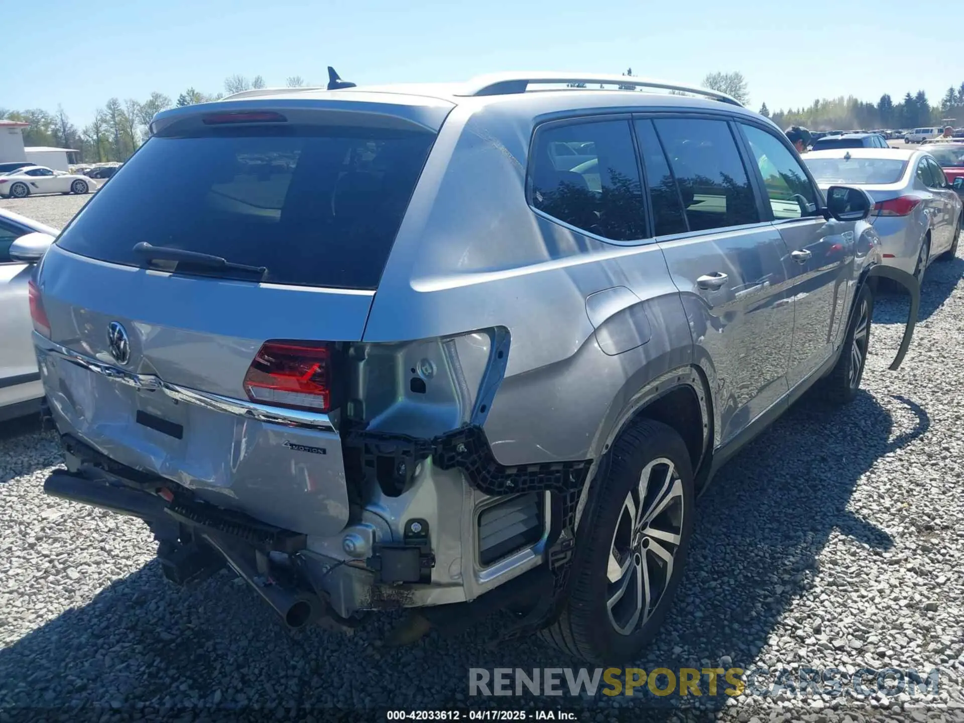 4 Фотография поврежденного автомобиля 1V2BR2CA9PC534703 VOLKSWAGEN ATLAS 2023