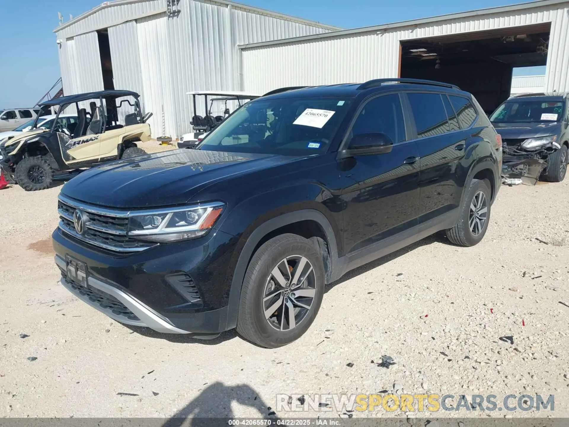 2 Фотография поврежденного автомобиля 1V2DP2CAXPC553601 VOLKSWAGEN ATLAS 2023