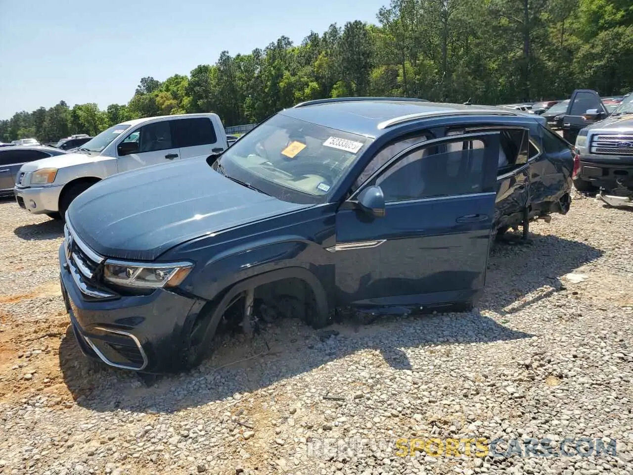 1 Photograph of a damaged car 1V2FE2CA9PC216805 VOLKSWAGEN ATLAS 2023