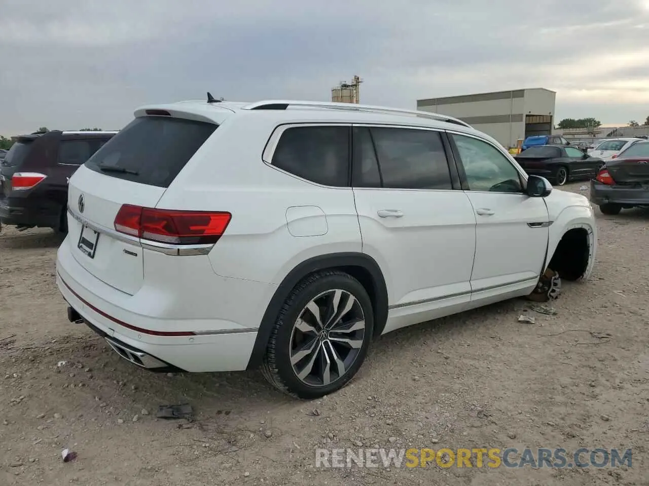 3 Фотография поврежденного автомобиля 1V2FR2CA9PC503100 VOLKSWAGEN ATLAS 2023