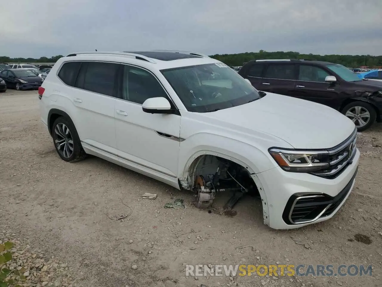 4 Фотография поврежденного автомобиля 1V2FR2CA9PC503100 VOLKSWAGEN ATLAS 2023