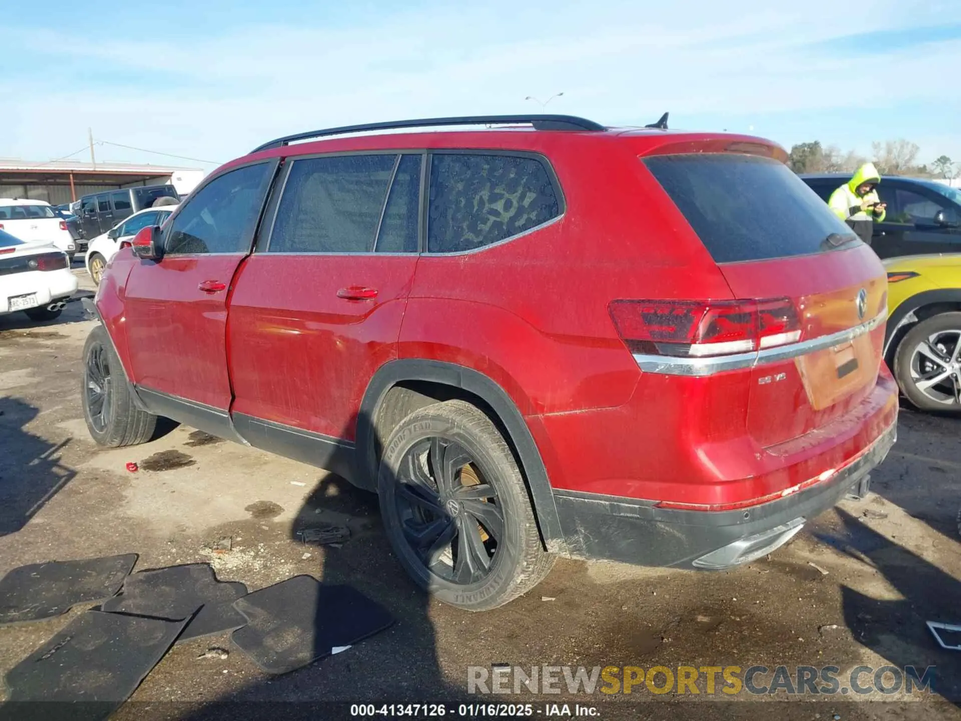 3 Фотография поврежденного автомобиля 1V2JR2CA0PC538697 VOLKSWAGEN ATLAS 2023