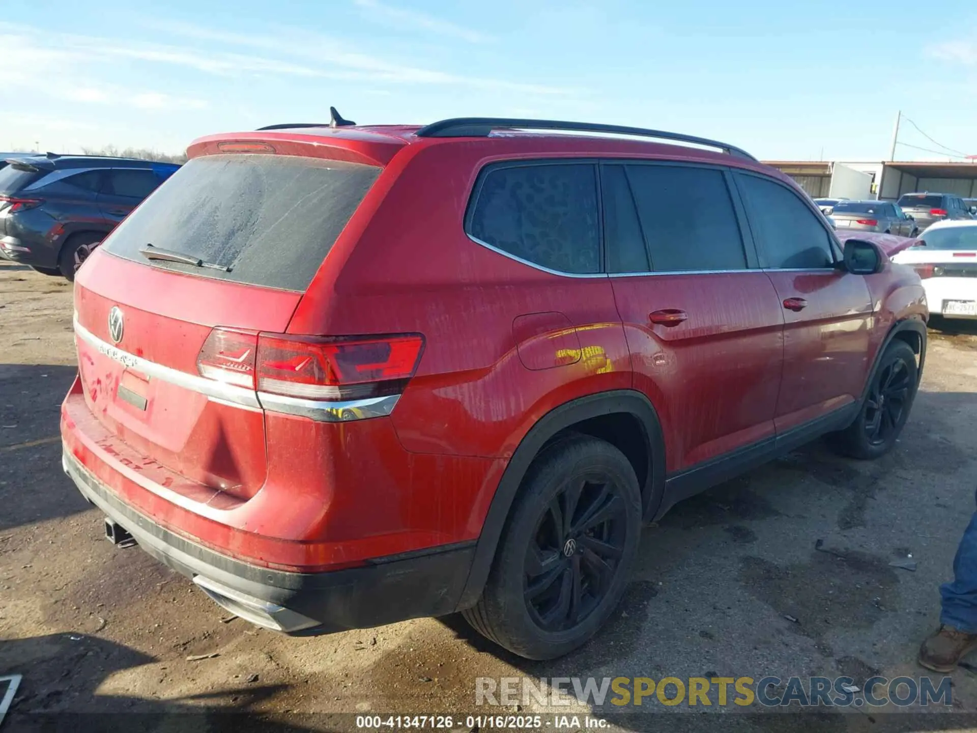 4 Фотография поврежденного автомобиля 1V2JR2CA0PC538697 VOLKSWAGEN ATLAS 2023