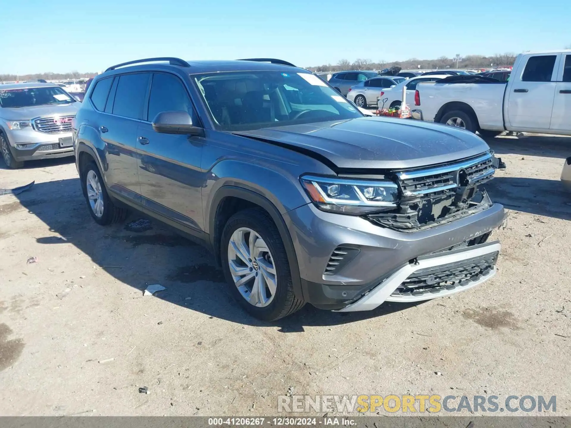 1 Photograph of a damaged car 1V2JR2CA4PC538749 VOLKSWAGEN ATLAS 2023