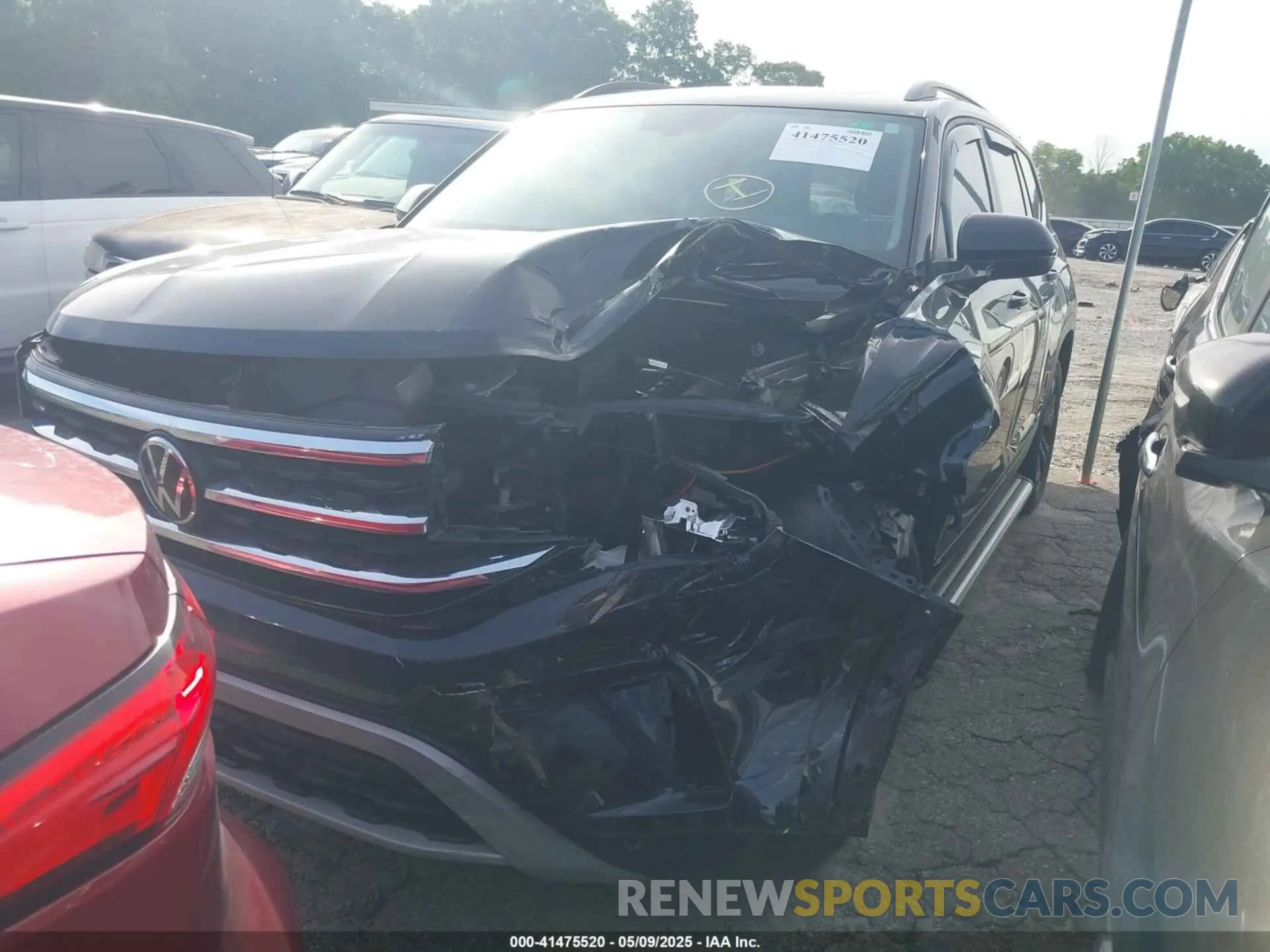 2 Photograph of a damaged car 1V2JR2CA6PC504408 VOLKSWAGEN ATLAS 2023