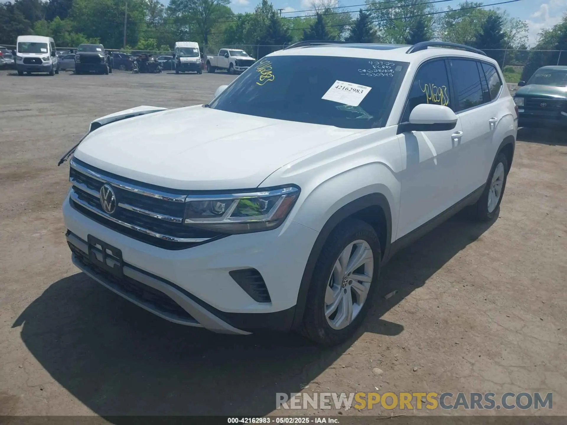2 Фотография поврежденного автомобиля 1V2JR2CA6PC530345 VOLKSWAGEN ATLAS 2023