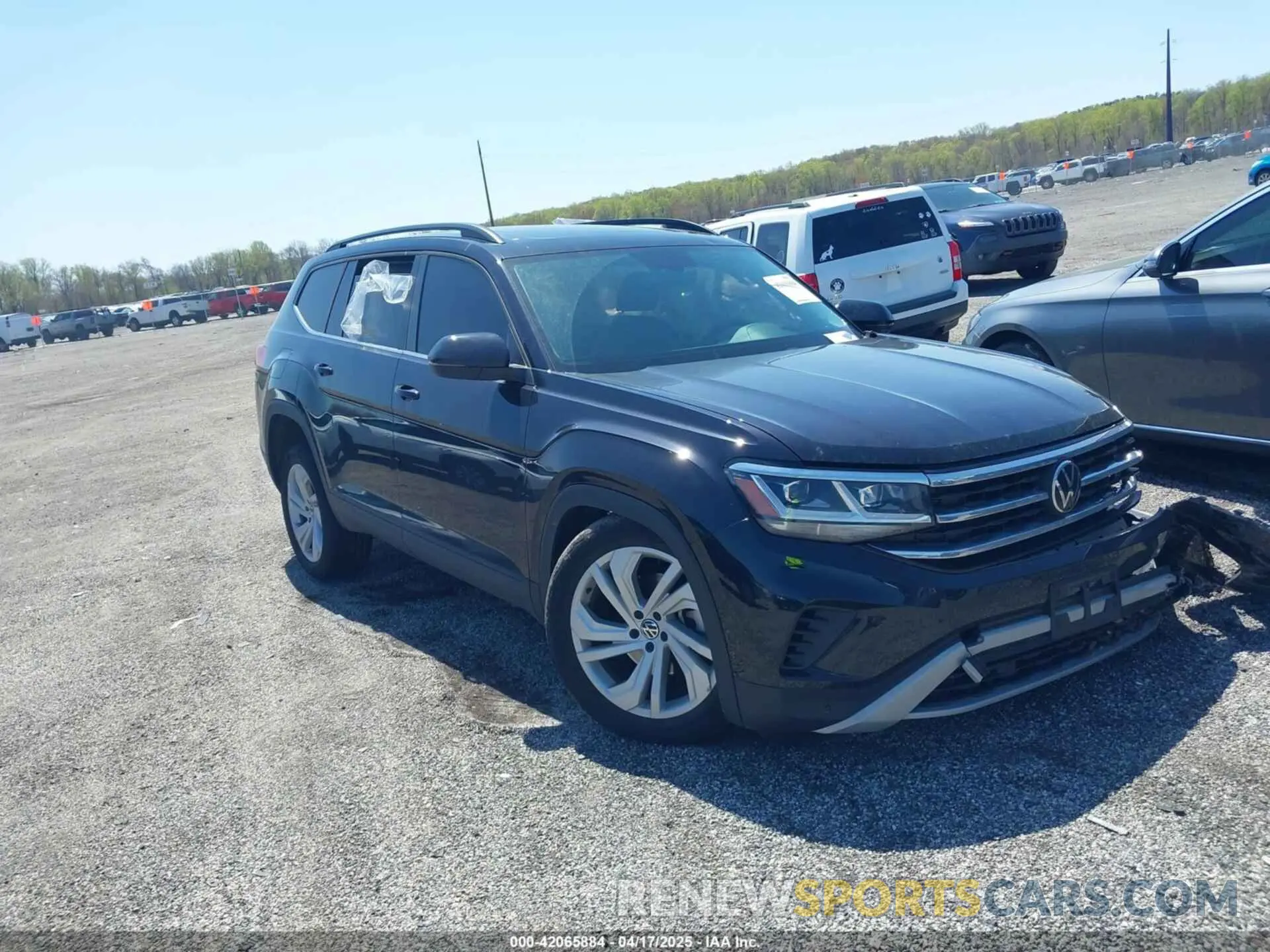 1 Photograph of a damaged car 1V2KR2CA3PC522546 VOLKSWAGEN ATLAS 2023